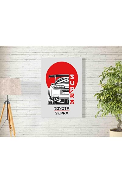 Generic لوحة فنية جدارية من BPA® Toyota Supra Mk4 للديكور سهلة التعليق، 45×70...
