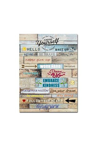 Generic BPA Inspirational Wall Art Motivational Quotes Canvas Prints Framed R...