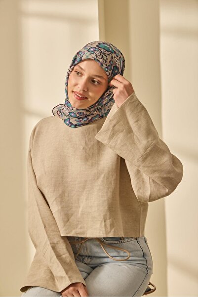 Silk Home Μαλακό βαμβακερό κασκόλ Mine Pattern