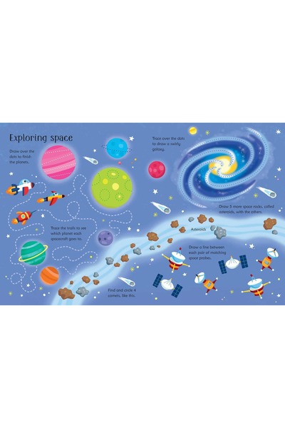 Usborne Write-and-erase activity book – Wipe-clean Space Activities
