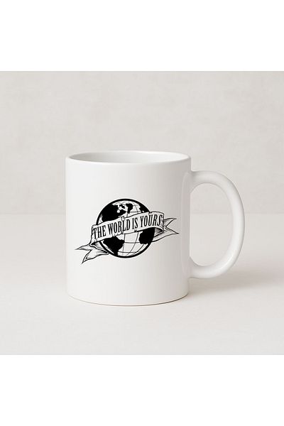 sielta Scarface Injured Face Printed Gift Porcelain Mug