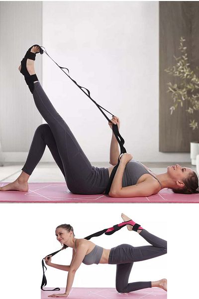 KAŞIKBEY Stretching Strap -Back Leg, Heel Spur, Achilles Tendon Stretching Yoga Leg Stretching Resistance Band
