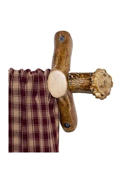 Generic Mountain Mike'S Reproductions Antler Curtain Rod End Bases