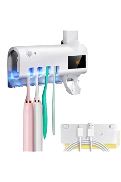 Generic معقم فرشاة الأسنان بالأشعة فوق البنفسجية من دي إم جي تك، حامل فرشاة أ...