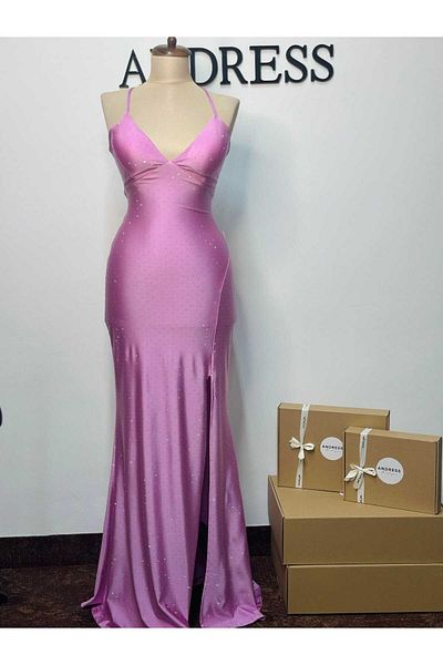 Andress Boutique Rochie maxi Kim, Roz deschis