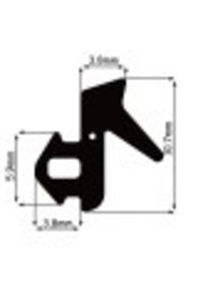 Veka Premium Seal (Gasket) for Thermal Insulation Windows, Profile, Black, 20ml