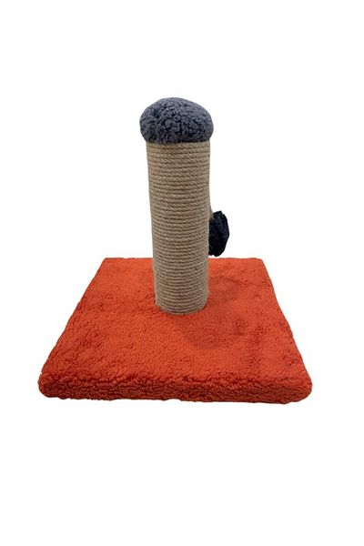 Komano Pontika Kitten Exercise Scratching Stick Welsoft Fabric Covered 1St Class Jut Rope