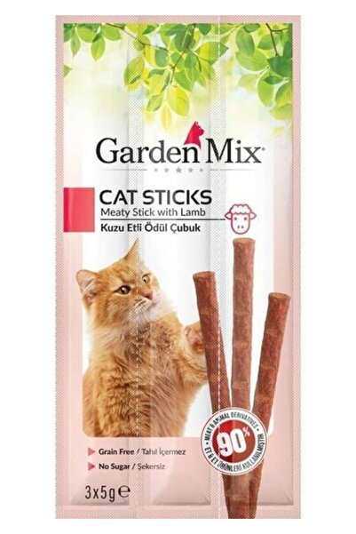 Gardenmix Garden Mix Gardenmi x Kuzu Etli Kedi Ödül Maması 3 x 5 gr x 4 Paket