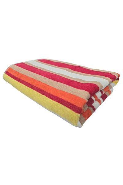 Generic Kassino Premium Striped Oversized Beach Towels (90 x 180cm) - 100% Cotton, Soft & Quick-Dry, Double