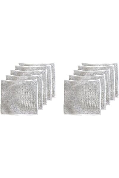 Generic 10 قطع من قماش تنظيف من الألياف الدقيقة من ChicAbode، خرق تنظيف، سلك ...