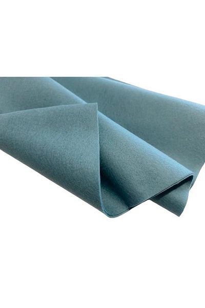 feltland Felt/wool 100%, soft 1.2mm, 25*40cm - light blue