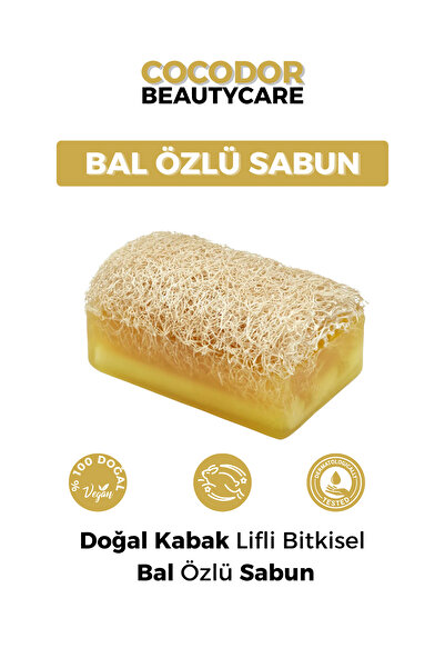 homeartplus Natural Pumpkin Fiber Honey Extract Handmade Exfoliating Soap 120 Gr