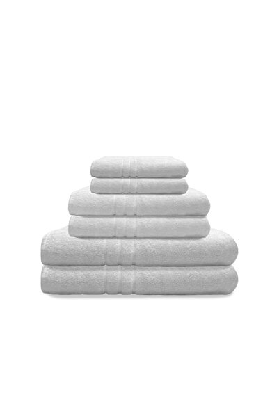 Generic مجموعة مناشف فندقية فاخرة من سليب ويل، مكونة من 6 قطع، للحمام والفندق...