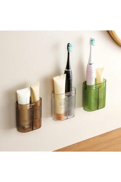 Generic Toothbrush Holder, Wall Mount Toothbrush Holder for Bathroom - Self A...