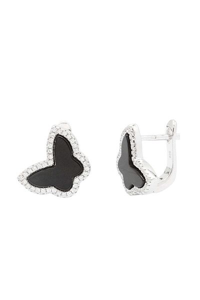 Bijuteria SORELLY Cercei Argint Fluture cu Onix