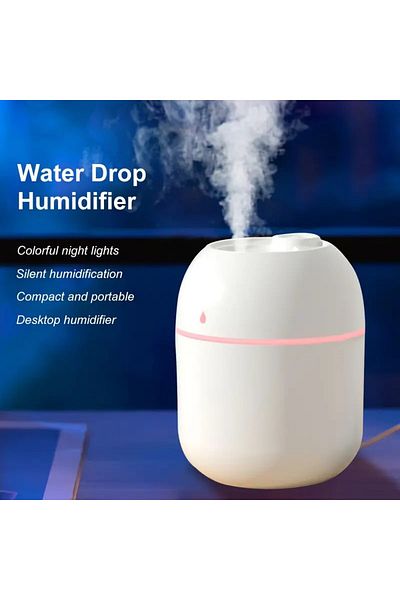 OEM Mini humidifier with USB power supply, 220ml capacity, Aromatherapy, for home and car, spare filter