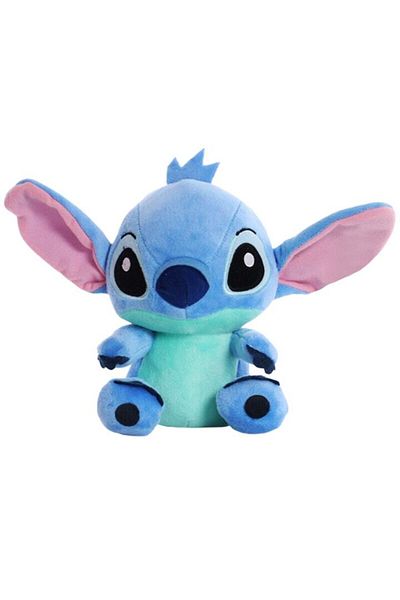 Zenuk Jucarie De Plus - Stitch, Personaj Din Lilo & Stitch, 30 Cm, Albastru + Minge antistres cu Sli