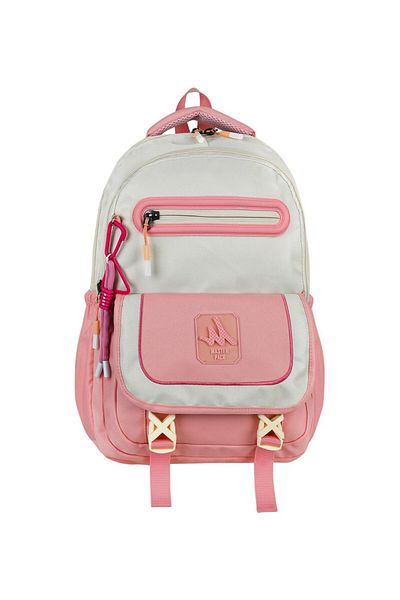 Dadacuq Trend Four-Compartment Cover School Backpack with Lock and Accessories Daily Travel Bag Ddcq4722
