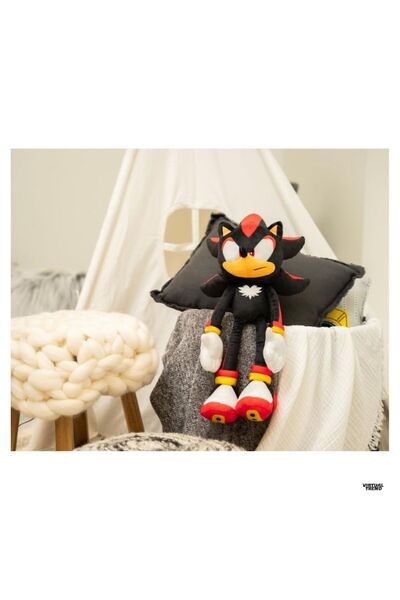 Virtual Trend Plush Toy Sonic Shadow, 40 cm, Black, Virtual Trend®