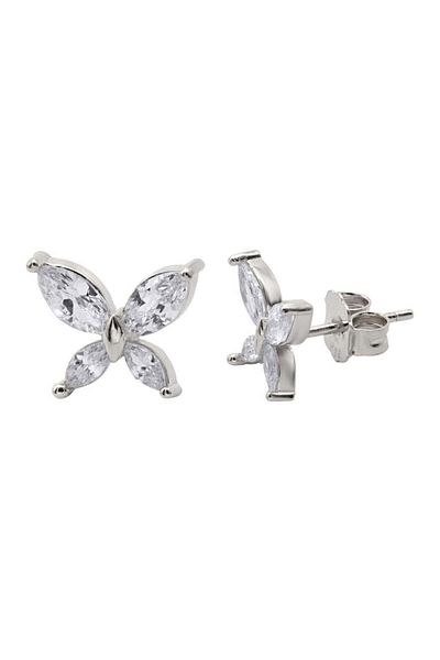 Bijuteria SORELLY Cercei Argint Fluture cu Pietre Zirconia