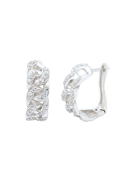 Bijuteria SORELLY Cuban Silver Earrings