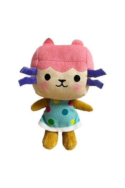 Universal Plush Toy Baby Box Cat, from Gabby's Dollhouse, 17.5 cm + Anti-stress Slime Ball 5 cm