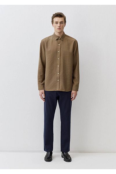 Mavi Men's Brown M0211650-70378 Long Sleeve Shirt