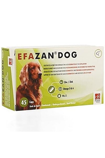 Prodivet Supliment nutritiv pentru blana si piele, caini, Efazan 45 capsule,