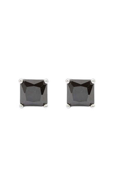 Bijuteria SORELLY Silver Earrings with Square Zirconia Stone