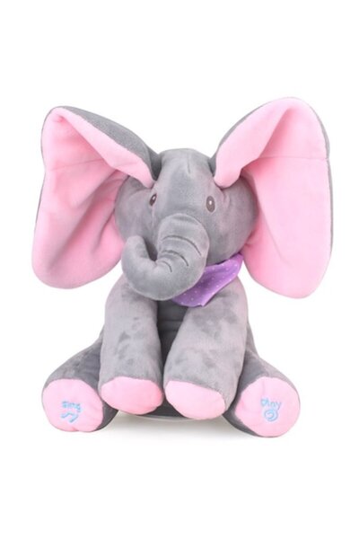 buz Jucărie interactivă elefant, Peek-a-Boo, cântă și vorbește