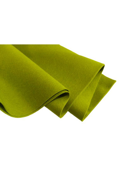 feltland Fetru/pasla din lana 100%, moale 1.2mm, 50*40cm - verde deschis
