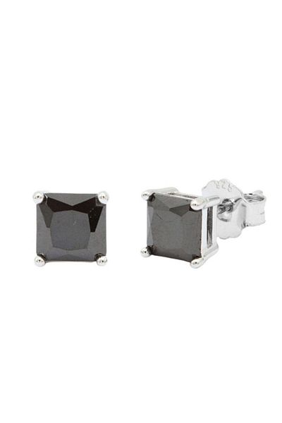 Bijuteria SORELLY Silver Earrings with Square Zirconia Stone