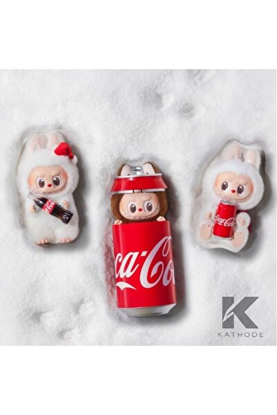 Pop Mart Papusa de colectie, LABUBU – Seria Monster Coca-Cola – Cutie pliabila, 17cm, K KATHODE