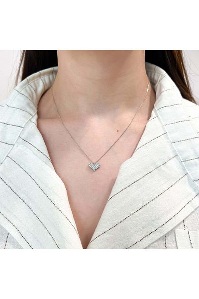 Bijuteria SORELLY Silver Heart Chain