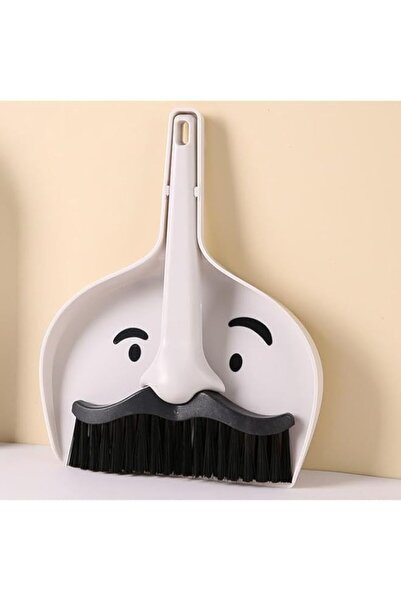 Generic طقم مكنسة صغيرة وفرشاة من GraGra Table Dustache، طقم مكنسة صغيرة ومكن...