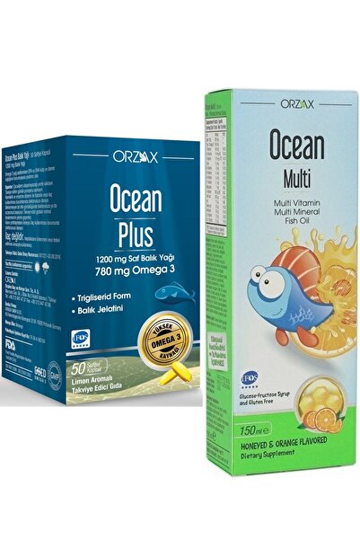 Ocean Plus Omega 3 1200 Mg 50 Kapsül + Multi Şurup 150ml