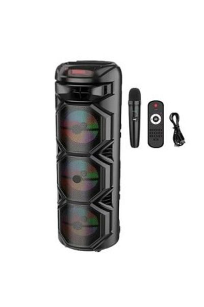 singe ZQS8301 Portable Bluetooth Speaker, RGB, Microphone, 40W RMS/120W PMPO