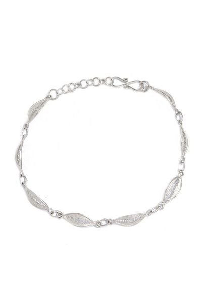 Bijuteria SORELLY Silver Bracelet in Filigree Nature 6mm