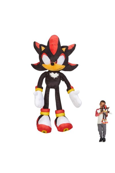 Virtual Trend Plush Toy Sonic Shadow, 40 cm, Black, Virtual Trend®