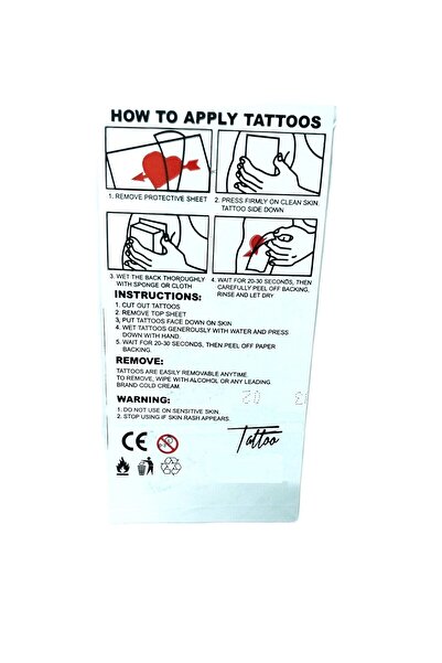 Hayal Sepeti Geçici Dövme 9,5x19cm TATTOO Minimal Tattoo Aksesuar Şık SAAT - Çapa Ve Pusula Modeli