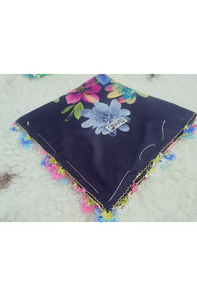 Cenk And Reyhan Handwork Needlework Writing, Scarf, Yemeni, Mevlüt Cover, Gift with 4 Embroidered Edges