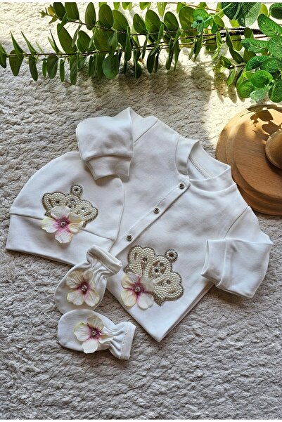 çiğdem kaya design Pearl Princess Stone Special Design Jumpsuit Hospital Outlet