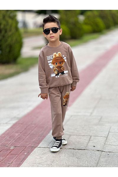 MİLANO KİDS Boys' Clothing Bottom Top Winter Set