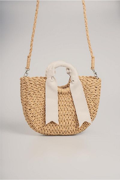 Galat Ççs Women's 17938 Straw Bag with Shoulder Strap