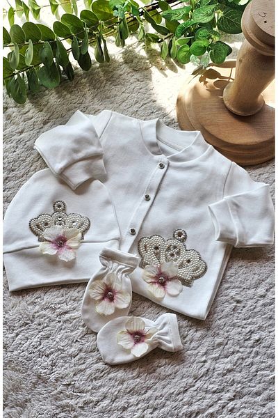 çiğdem kaya design Pearl Princess Stone Special Design Jumpsuit Hospital Outlet