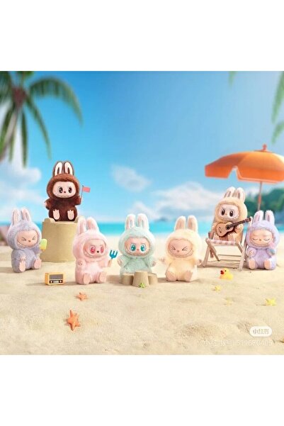 LABUBU Plush Toy, Little Fluffy Monster 17 cm, White Cream, Lulu