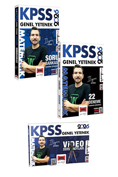 Yargı Yayınları 2026 KPSS Genel Yetenek Tamamı Çözümlü Matematik Soru Bankası...