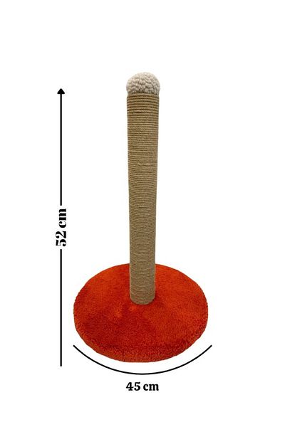 Komano Pontika 52 cm Adult -Kitten Scratching Board Welsoft Fabric 1St Quality Jute Rope