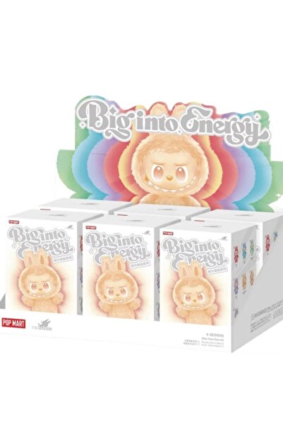 OEMN Plush Toy, Labubu The Monsters, Big Into Energy Series, Generation 3, Popmart, 17 cm, Random BlindBo