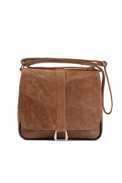 fubileather Genuine Leather Daily Medium Size Women's Messenger Bag